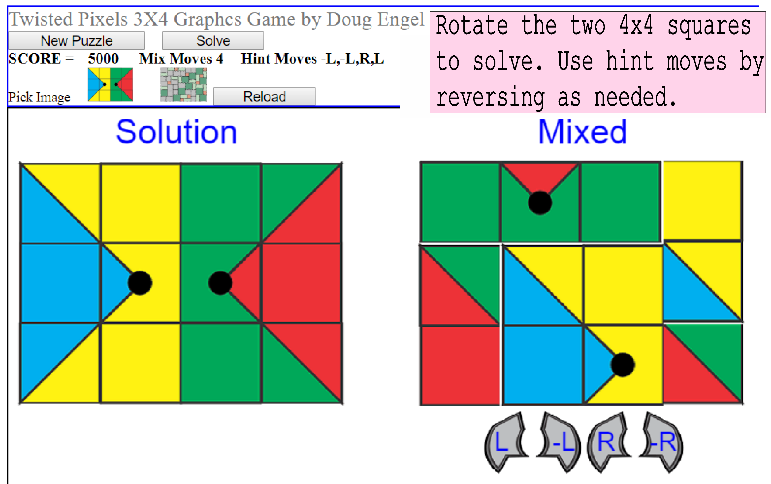 twisted squares